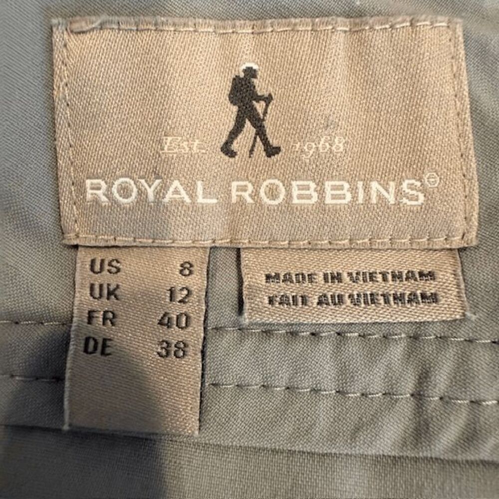 Royal Robbins Women’s Discovery III Skort Gray Pockets Stretch Size 8 - Picture 4 of 10